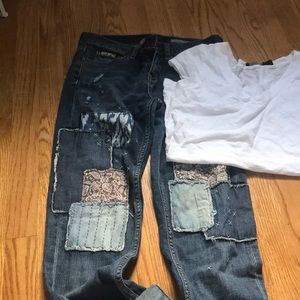 Patchwork jeans